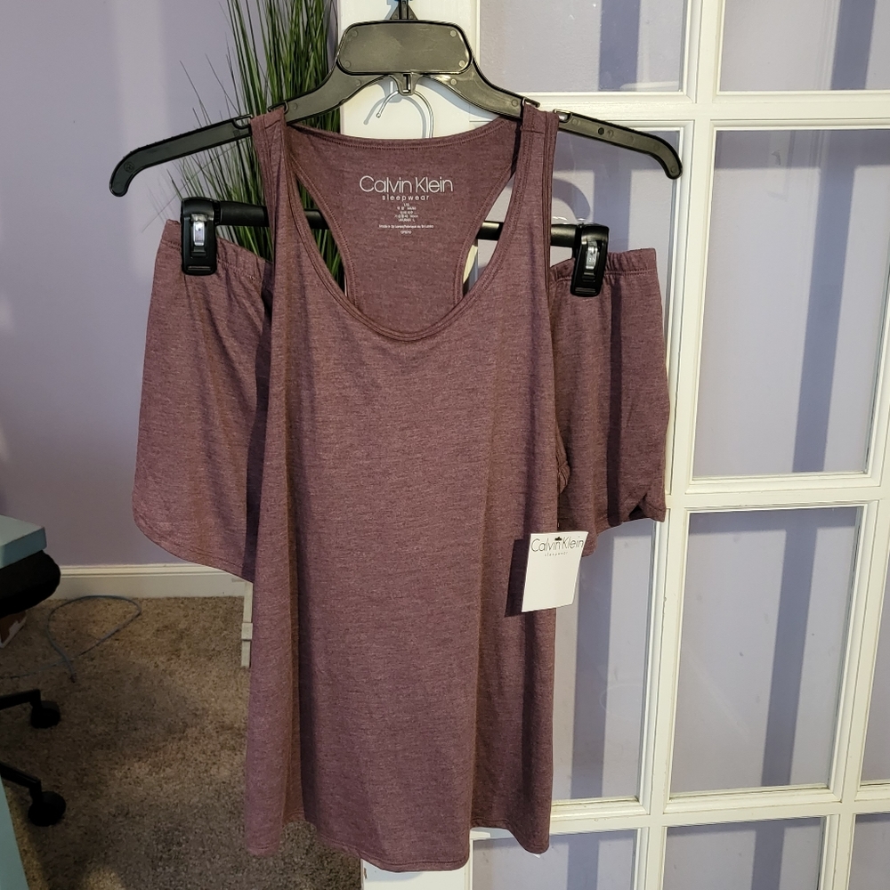 NWT Calvin Klein short and tank loungewear L